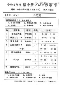 R5 稲中祭プログラムのサムネイル