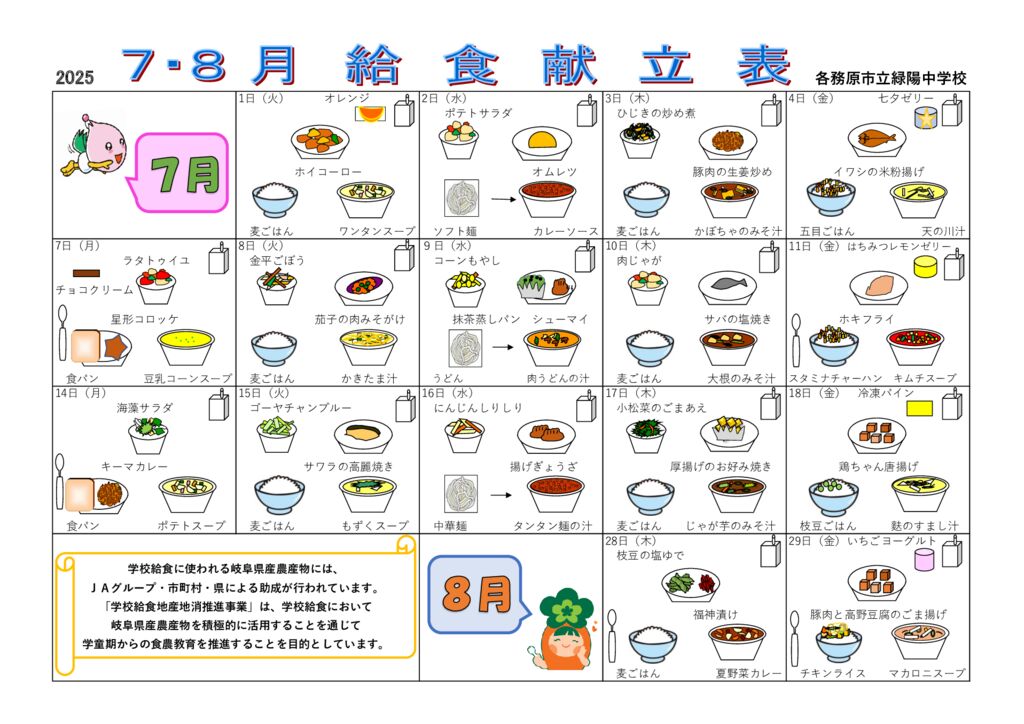 R7.7.8献立表おもてのサムネイル