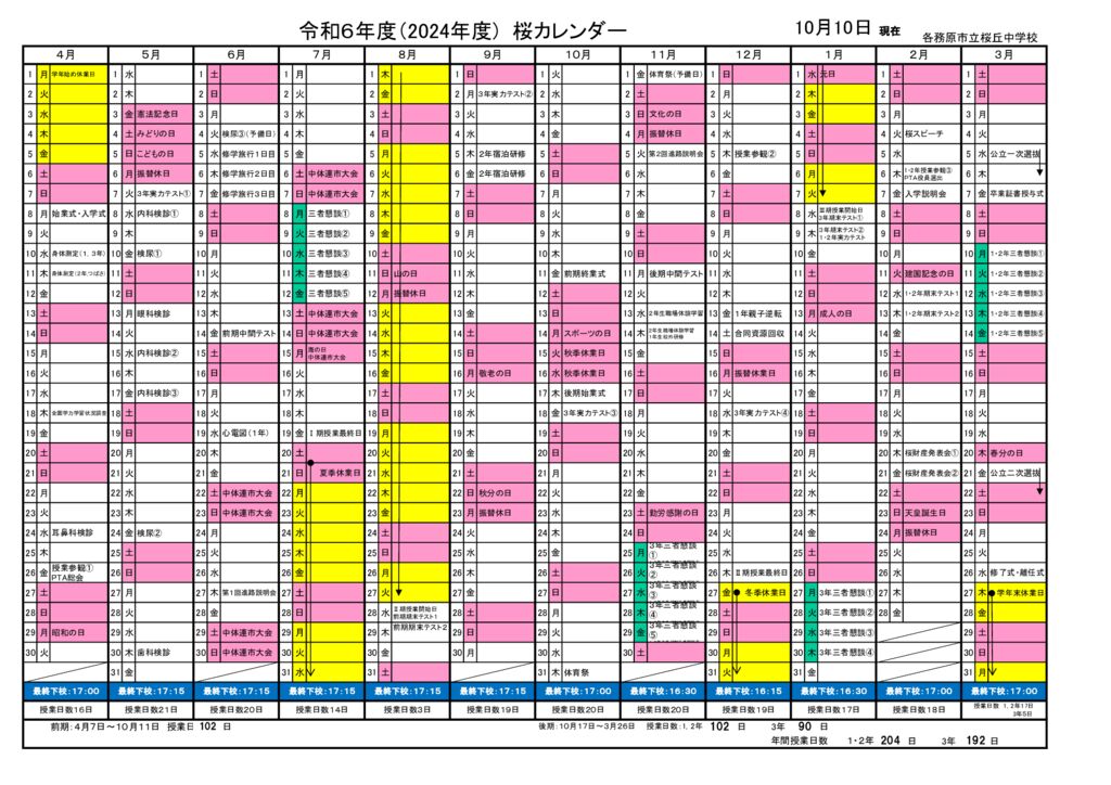 桜カレンダーのサムネイル