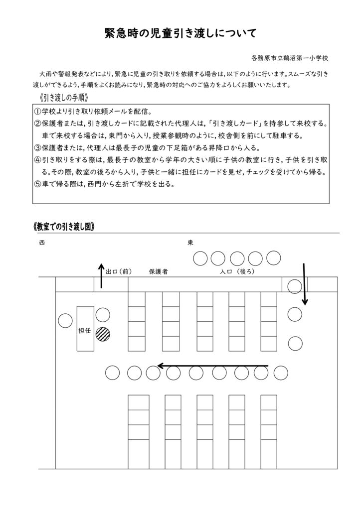 引き渡しについてのお知らせ　新　のサムネイル